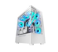 Mars Gaming Mc-ult Custom Gaming Box Xxl E-atx doppio vetro temperato + porta laterale bianca