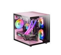 Mars Gaming MC-VIEW Mini Tower in vetro temperato USB 3.0 Rosa