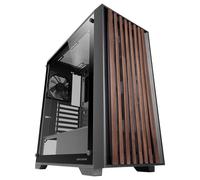 Mars Gaming MC-WOOD ATX PC Case Pannello frontale in legno Vetro temperato FDB Ventola da 12 cm Nero