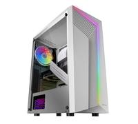 BOITIER MOYEN TOUR ATX MARS GAMING MC-X7 RGB AVEC PANNEAU VITRÉ BLANC