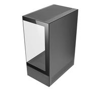 Mars Gaming MC-XO, Case Gaming ATX, Doppio Vetro Temperato Continuo a 90°, Ventola FRGB 12cm, Sistema di Raffreddamento SIDECOOL, Semitower Design a Doppia Camera, Ampia Capacità Interna, Nero
