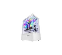 Mars Gaming Mc-xo Semitorre Atx Doppio Vetro Temperato Ventilatore Frgb 120mm Doppia Camera Bianco