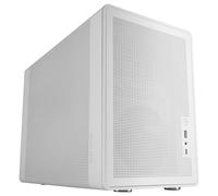 MARS GAMING MC-XPRO, Case MicroATX Ultrapcompatta, Design Pannelli Mesh, Ventola Posteriore 12cm, Tecnologia Raffreddamento Mesh 360°, Compatibilità Doppia PSU ATX e SFX, Mini-Tower PC USB-C, Bianco