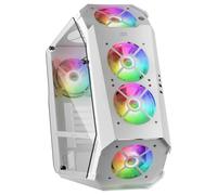 BOITIER MOYEN TOUR ATX MARS GAMING MC51 RGB AVEC PANNEAUX VITRÉS BLANC