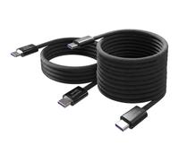 Mars Gaming MCA-100X2 Pack 2 Cavi USB-C Magnetici 100W PD 3.0 Nero