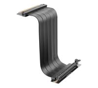 Mars Gaming MCA-PCIE40, Cavo Riser GPU PCIe 4.0 x16, Design Flessibile e Ultraresistente, Connettore a 90º, Cavo in Rame 30AWG con Schermatura EMI, Trasferimento Dati ad Alta Velocità, 300mm