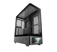 Mars Gaming MC-LCDPRO Case Gaming ATX Schermo LCD IPS 7.2" Personalizzabile Vetro Temperato Curvo Frontale e Laterale Struttura a Doppia Camera Supporto Raffreddamento a Liquido fino a 360mm Nero