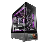 Mars Gaming MCLCDPRO unità centrale Midi Tower Nera - Nouvo