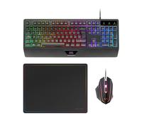 MARS GAMING MCP1 - Pacchetto tastiera e mouse da gioco (2800 DPI, capacità anti-