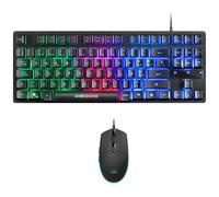 Mars Gaming MCPTKLES tastiera Mouse incluso USB Spagnolo Nero