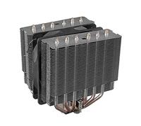 Mars Gaming MCPU-2T, Dissipatore CPU Doppia Torre, 6 Heatpipes HCT, TDP 280W, Ventola PWM 120mm Ultra-silenziosa, Multisocket Universale, Nero