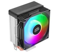 Mars Gaming Mcpu-x2 Dissipatore di calore per CPU 150w 2x Heatpipes Ventola Pwm Fdb Frgb Sff/mini-itx Nero