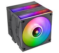 Mars Gaming MCPU-X26, Dissipatore CPU Dual Tower 350W TDP, 2x Ventole 120mm ARGB Infinity Mirror, 6 Heatpipes HCT, Nucleo in Rame, Cuscinetti FDB, Modalità Silenziosa, Intel LGA e AMD, Nero