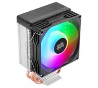 Mars Gaming MCPU-X3, Dissipatore CPU 190W TDP, 3x Heatpipes, Ventola PWM FDB, Illuminazione FRGB, Design Compatto SFF/Mini-ITX, Alette in Alluminio, Cooler PC con Compatibilità Intel e AMD, Nero
