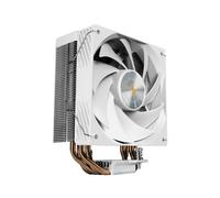 Mars Gaming MCPU-X4, Dissipatore CPU 230W TDP, 4x Heatpipes HCT Nuova Generazione, Ventola PWM SI Extreme-Silence 120mm, Nucleo in Rame Bilanciato, Compatibilità Universale Intel e AMD, Bianco