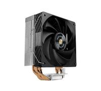 Mars Gaming MCPU-X4, Dissipatore CPU 230W TDP, 4x Heatpipes HCT Nuova Generazione, Ventola PWM SI Extreme-Silence 120mm, Nucleo in Rame Bilanciato, Compatibilità Universale Intel e AMD, Nero