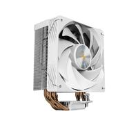Mars Gaming MCPU-X4, Dissipatore CPU 230W TDP, 4x Heatpipes HCT Nuova Generazione, Ventola PWM SI Extreme-Silence 120mm, Nucleo in Rame Bilanciato, Compatibilità Universale Intel e AMD, Bianco