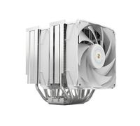 Mars Gaming MCPU-XU9, Dissipatore CPU Doppia Torre, TDP 400W, 2x Ventole con Pale Ibride e Cuscinetti FDB in Rame Iperbilanciato, 9 Heatpipe Tecnologia BPH ULTRA, Multisocket Universale, Bianco