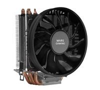 Mars Gaming MCPUBK, Dissipatore CPU, 4 Heatpipes HCT, TDP 160W, Ventola PWM 110mm Ultra-silenziosa, Nero