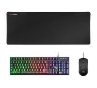 Mars Gaming MCPXBFR tastiera Mouse incluso USB Francese Nero