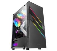Mars Gaming Semitorre Xl Pc Tower Case With Window Nero