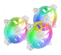 Mars Gaming MF-3A Case per computer Ventilatore 12 cm Bianco 3 pz