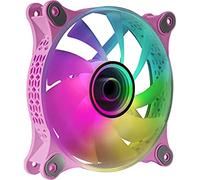 Mars Gaming MF-3D Rosa, Ventola ARGB 360° 12cm, Specchio Infinito 3D, Sistema Anti-Vibrazioni, Ultra-Silenzioso, Compatibilità Completa