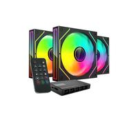 Mars Gaming MF3DPROKIT sistema di raffreddamento per computer Case per computer Ventilatore 12 cm Nero
