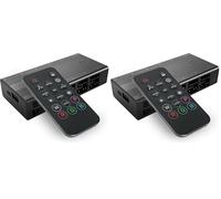 Mars Gaming MF-HUB, Hub di Controllo Ventole PWM, Controller di Velocità fino a 10x Ventole e Illuminazione ARGB fino a 10x Dispositivi, Telecomando, Compatibilità Totale ARGB, Nero (Confezione da 2)