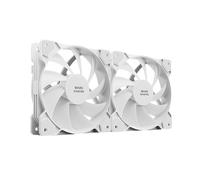 Mars Gaming MF-PWMX2 Kit 2 Ventole Ultra Silenziose da 120mm con Sistema Anti-Vibrazione Bianco