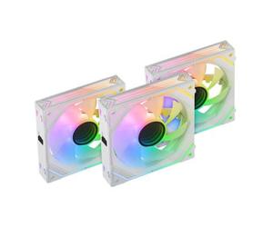 Mars Gaming MFLINKFINITYKITW sistema di raffreddamento per computer Case per computer Ventilatore 12 cm Bianco 3 pz