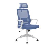 Mars Gaming MGC-ERGOLITE Sedia da gaming ergonomica Rete traspirante e supporto lombare Acciaio Blu