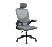 Mars Gaming MGC-ERGOPLUS, Sedia Ergonomica Professionale, Supporto Lombare Dinamico Adattabile, Rete Traspirante, Altezza Regolabile 115 e 125cm, Braccioli Pieghevoli, Poggiatesta Regolabile, Grigio