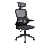 Mars Gaming MGC-ERGOPRO, Sedia Ergonomica Professionale, Supporto Lombare Attivo, Rete Traspirante, Altezza Regolabile 120-130cm, Braccioli Ribaltabili, Poggiatesta Regolabile, Sedia Ufficio, Nero