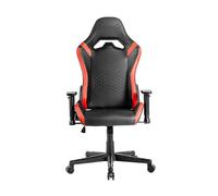 Mars Gaming MGC-PRO, Sedia Gaming Professionale, Finitura Pelle PU, Braccioli 2D e Schienale Reclinabile 135°, Cuscini Lombari e Cervicali Soft-Touch, Ruote XL e Molla Gas Classe 4, Rosso