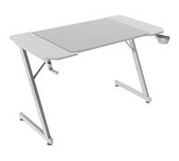 Mars Gaming MGD-X120 Tavolo ergonomico XXL Tappetino per cuffie e portabevande 120x60 cm Bianco