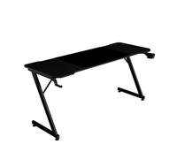 Mars Gaming MGD-X160 Tavolo Ergonomico XXL Tappetino per Mouse Cuffie e Porta Bevande 160x60cm Nero