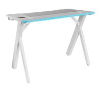 Scrivania Mars Gaming MGD100RGBW Bianco Acciaio 100 x 60 cm
