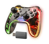 Controller wireless Mars Gaming MGP-24 Neon RGB da 2,4 GHz per PC/PS3/PS4/X360/Mac/Android