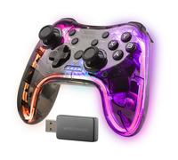Controller wireless Mars Gaming MGP-24 Neon RGB da 2,4 GHz per PC/PS3/PS4/X360/Mac/Android