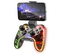 Mars Gaming MGPBT, Controller Bluetooth 5.0, RGB Neon, Adattatore Smartphone, Gi