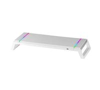 Supporto per monitor Mars Gaming MGS-ONE Premium RGB Chroma bianco
