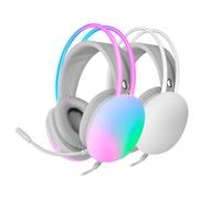 MARSGAMING Auriculares MH-GLOW PC/Ps4-5/xbox White