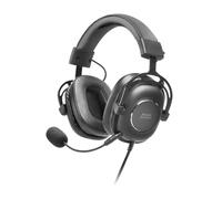 Mars Gaming MH6, Cuffie Al Neodimio, Microfono Rimovibile, Scheda Esterna 7.1, Nero