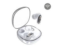 MARS GAMING MHIB2, Cuffie Bluetooth 5.4, Suono Immersivo, Design Ergonomico Semitrasparente e Ultracompatto, 24 Ore di Riproduzione, Auricolari Wireless con Custodia e Indicatore LED, Bianco