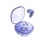 MARS GAMING MHIB2, Cuffie Bluetooth 5.4, Suono Immersivo, Design Ergonomico Semitrasparente e Ultracompatto, 24 Ore di Riproduzione, Auricolari Wireless con Custodia e Indicatore LED, Viola