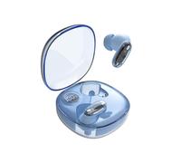 MARS GAMING MHIB2, Cuffie Bluetooth 5.4, Suono Immersivo, Design Ergonomico Semitrasparente e Ultracompatto, 24 Ore di Riproduzione, Auricolari Wireless con Custodia e Indicatore LED, Blu