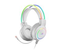 Mars Gaming MHRGBW cuffia e auricolare Cablato A Padiglione Giocare USB tipo A Bianco