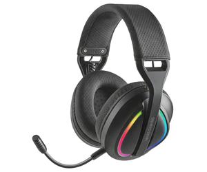 Mars Gaming MHW-QUASAR Cuffie Gaming Wireless ARGB Flow | Tri-Mode 2.4G PRO + Bluetooth 6.0 + Cavo, Batteria 40h, Driver 50mm, Microfono Rimovibile, Cuscinetti e Archetto AIR, Nero