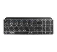 Mars Gaming MK-SILENKEYS, Spagnolo, Tastiera Wireless Full-Format Compatta, Profilo Basso, Switch a Forbice Silenziosi, Tasto Copilot AI, Bluetooth 5.1 Dual 2.4GPRO, Batteria 200h, PC, Mac, Nero